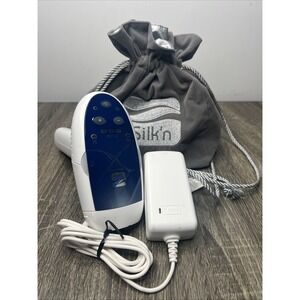 Silk'n Flash & Go Luxx Laser Hair Removal Device Tested Working W/ Carrying Bag